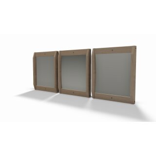 Zerrspiegel Serie S 3-fach Beispiel im Raum